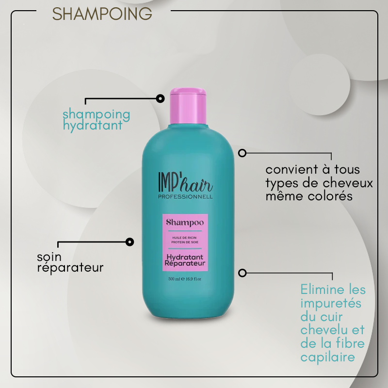 SHAMPOING RICIN HYDRATANT REPARATEUR